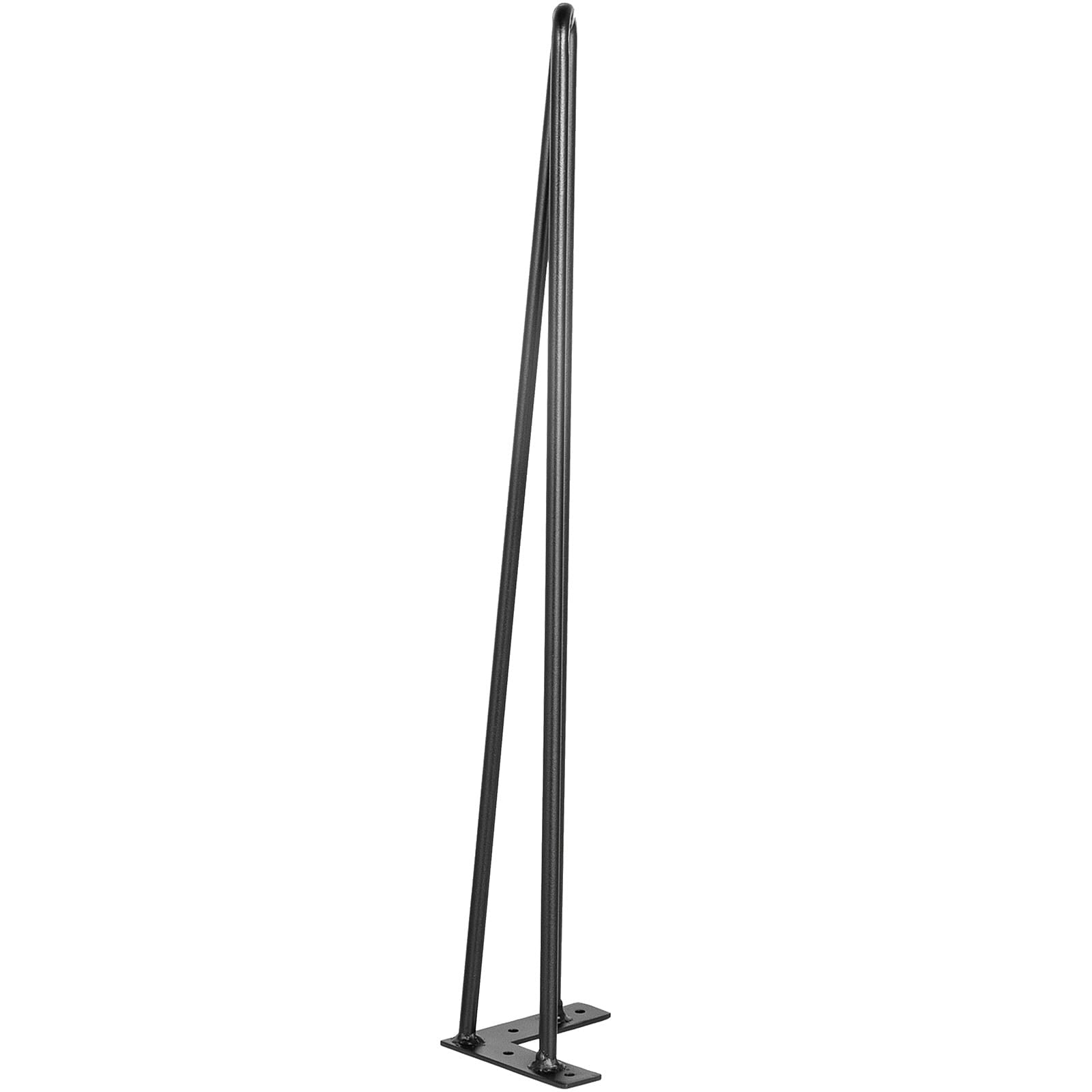 Hairpin Table Legs 20" Black Set Of 4 Desk Legs 880lbs Load Capacity (Each 220lbs) Hairpin Desk Legs 3 Rods For Bench Desk Dining End Table Chairs Carbon Steel DIY Heavy Duty Furniture Legs_maomaolike.com